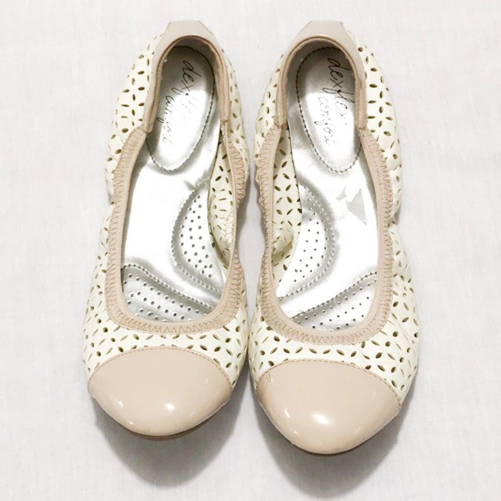 DEXFLEX COMFORT BALLET FLATS, Size 8